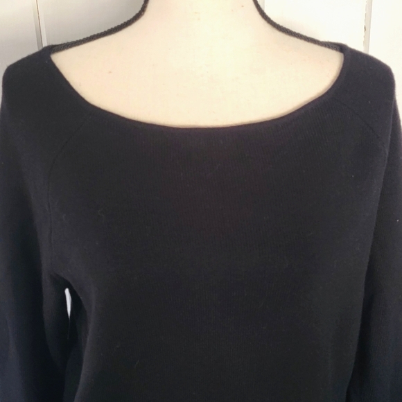 Tory Burch Merino Wool Side Zip Tunic Sweater - Picture 4 of 14